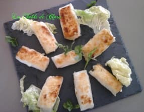 Nems au chèvre et à la menthe