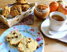 Scones aux raisins secs
