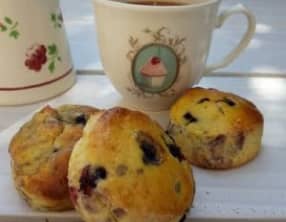 Scones fruits rouges