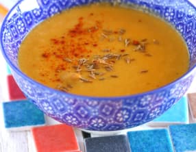 Velouté aux petits pois cassés