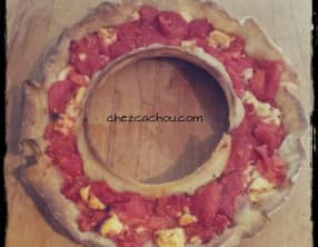Couronne feuilletée à la tomate