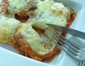 Gratin d'aubergines panées à l'italienne