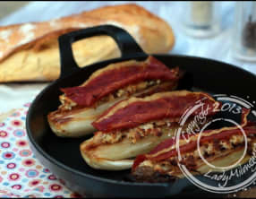 Endives caramélisées au jambon Serrano de Yotam Ottolenghi
