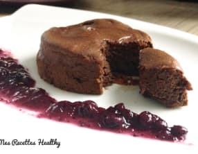 Fondant au chocolat sans beurre