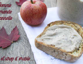 Beurre de pommes végétal au sirop d'érable