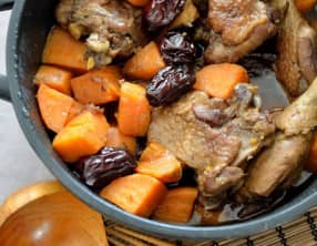 Canard aux patates douces et jujubes