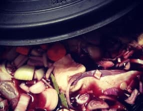 Le coq au vin de Mauricette