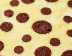 Roulé confiture chocolat et amandes