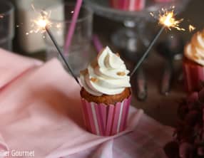 Cupcakes à l'abricot et au chocolat blanc