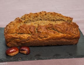 Cake aux châtaignes et au miel