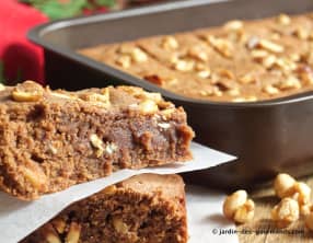 Brownie chocolat-cacahuètes