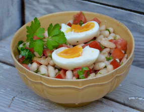 Salade de haricots blancs à la Turque