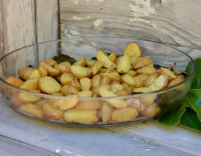 Pommes de terre au four aux feuilles de figuier
