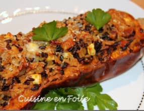 Courge butternut farcie