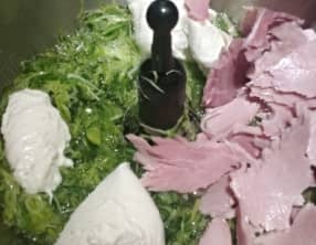 Fondue de poireaux à la mozzarella