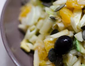 Salade de fenouil à l'avocat et à l'orange