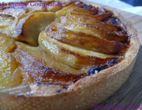 Tarte Pomme Coing et un soupçon de Tonka