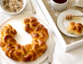 Couronne briochée au miel