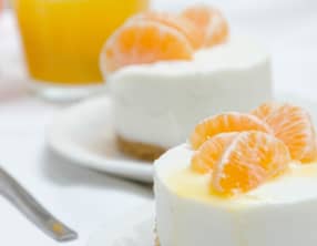 Cheesecake ricotta et clémentines