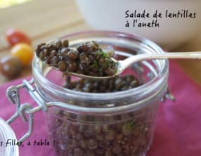 Salade de lentilles à l’aneth