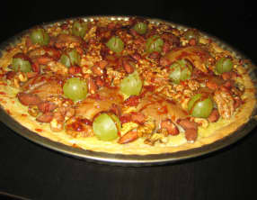 Tarte poire-raisin d'automne