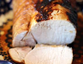 Rôti de porc façon charcutière