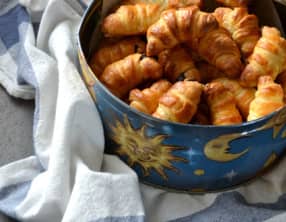 Mini-croissants au chocolat