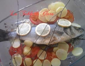 Petit bar au four et au fenouil sauvage