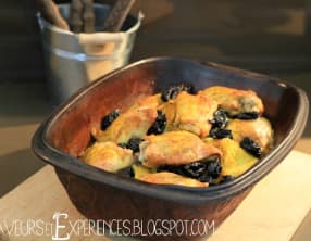 Tajine de Poulet aux Pruneaux et Fruit à Pain