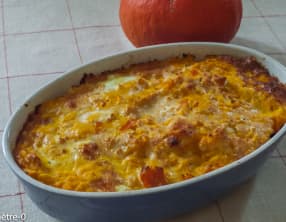 Gratin de potimarron aux blettes