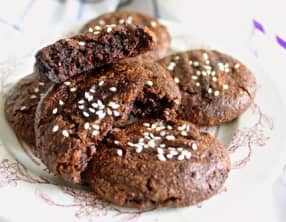 Cookies au cacao et tahini