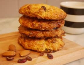 Scones vegan aux raisins