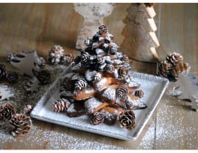 Sapin de biscuits au pain d'épices