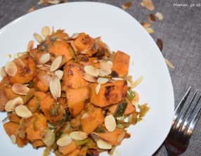 Patates douces caramélisées