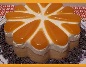 Entremet Chocolat blanc et Abricot