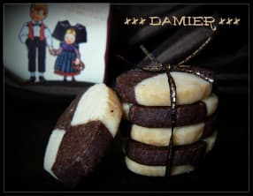 Bredele damiers ou sablés bicolores