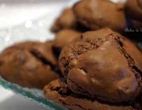 Biscuits soufflés au chocolat