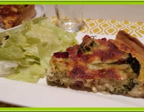 Tarte au brocolis et Jambon