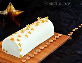 Bûche Thé noir aux épices et pamplemousse