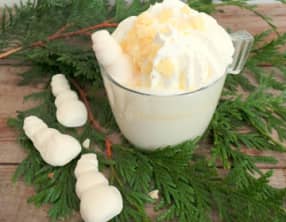 Chocolat blanc chaud