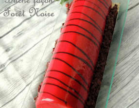 Bûche façon forêt noire