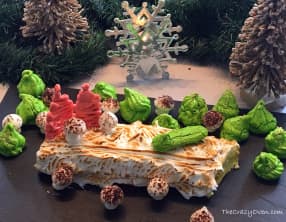 Bûche roulée au lemon curd