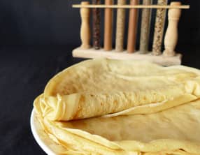 Crêpes aux épices et à la farine d’épeautre