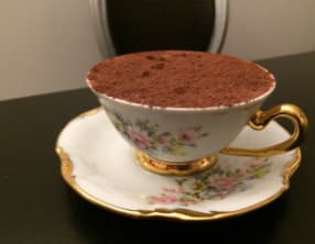 Mousse au chocolat, sirop d’érable et spéculos