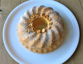 Biscuit de Savoie aux noisettes et citron vert