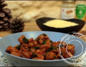 Bouchées de porc au miel et tahiné