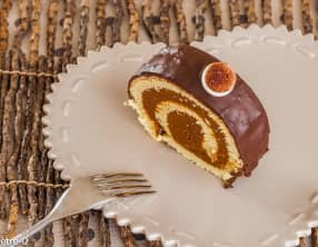 Bûche aux spéculoos