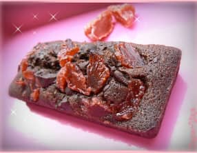 Financiers au chocolat noir et fraises séchées bio