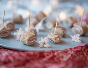 Roulés apéritifs jambon-fromage-sarrasin