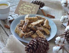 Bâtonnets moelleux aux noix et chocolat
